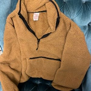 Brown teddy Bear pullover Sweater